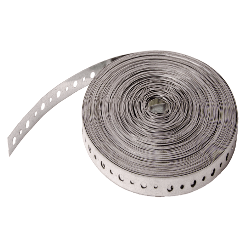 Metal strap shop with holes